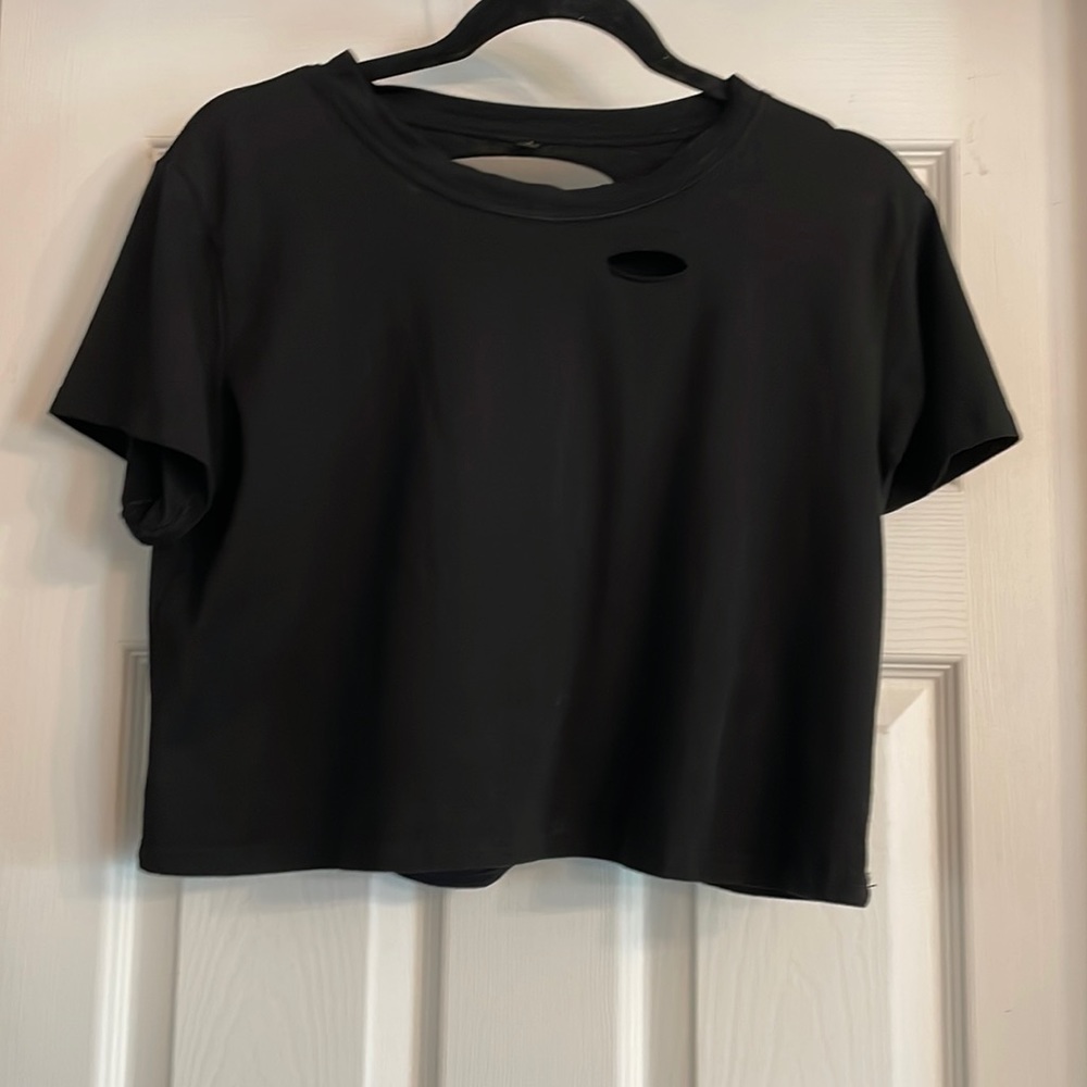 Distressed, crop top